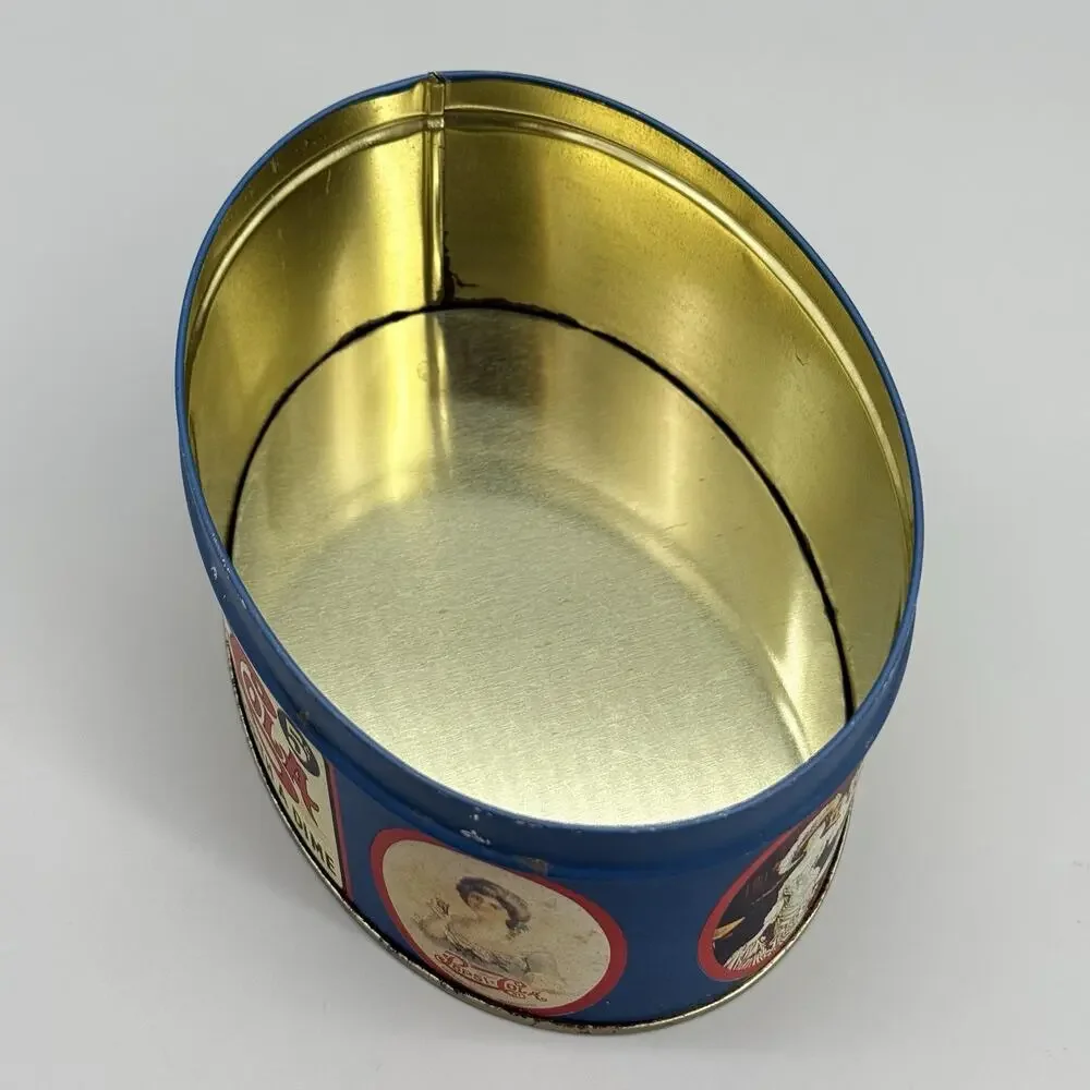 Vintage 1988 Pepsi Cola Oval Metal Tin Collectors 5Cents I Love Its Flavor